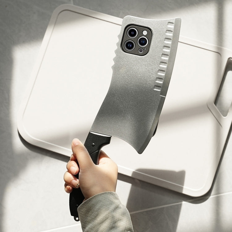 For iPhone 6 Simulated Kitchen Knife TPU + PC Phone Case(Silver) - More iPhone Cases by PMC TechLife | Online Shopping South Africa | PMC TechLife | Buy Now Pay Later Mobicred