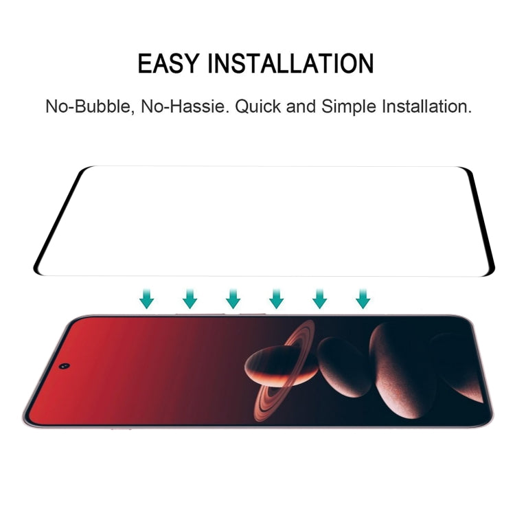 For OnePlus 13 9H HD 3D Curved Edge Tempered Glass Film(Black) - OnePlus Tempered Glass by PMC Jewellery | Online Shopping South Africa | PMC Jewellery | Buy Now Pay Later Mobicred