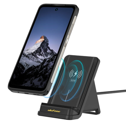 Ulefone WCS01 50W Air-cooled Wireless Charger Stand(Black) - Dock Charger by Ulefone | Online Shopping South Africa | PMC Jewellery | Buy Now Pay Later Mobicred