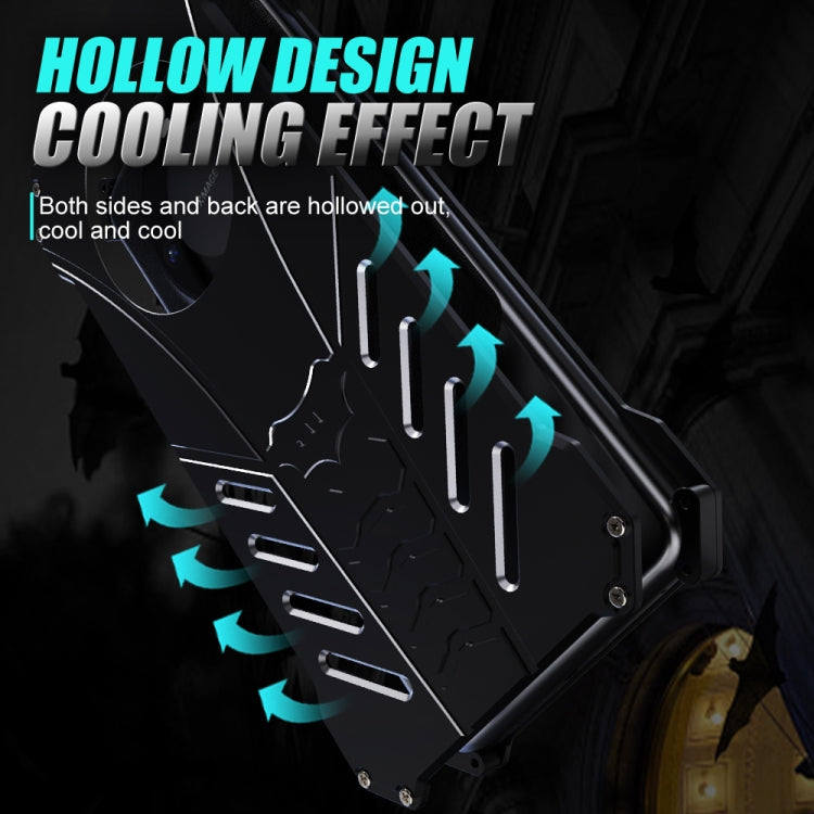 For Huawei Mate 60 Pro R-JUST Batman Metal Mobile Phone Protective Case(Black) - Huawei Cases by R-JUST | Online Shopping South Africa | PMC TechLife | Buy Now Pay Later Mobicred
