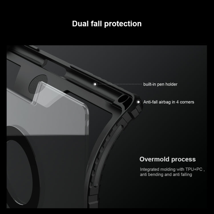 For iPad Pro 11 2024 Nillkin Backlit Version Bumper Link Keyboard Case - free shipping - PMC Jewellery - Order now!