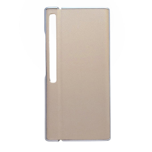 For Huawei Mate Xs 2 Morandi Pearlescent Paint Shockproof Phone Case(Gold) - Huawei Cases by PMC Jewellery | Online Shopping South Africa | PMC Jewellery | Buy Now Pay Later Mobicred