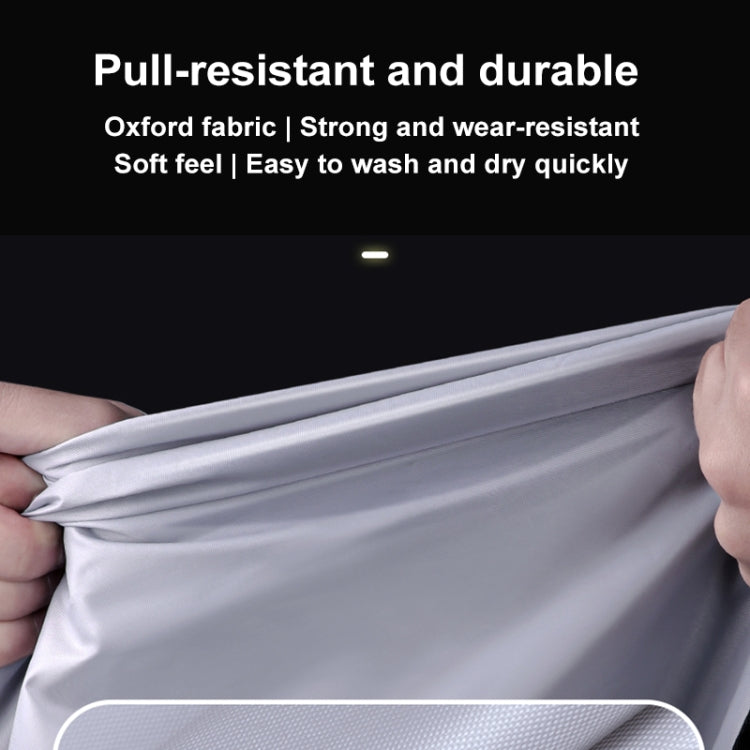 MOTOLSG Motorcycle Waterproof Sunproof Dustproof Thickening Cover, Size:XL(Silver Black) - Raincoat by MOTOLSG | Online Shopping South Africa | PMC TechLife | Buy Now Pay Later Mobicred