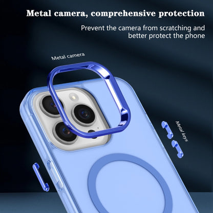 For iPhone 14 Pro Electroplated IMD Magsafe PC Hybrid TPU Phone Case(Blue) - iPhone 14 Pro Cases by PMC Jewellery | Online Shopping South Africa | PMC Jewellery