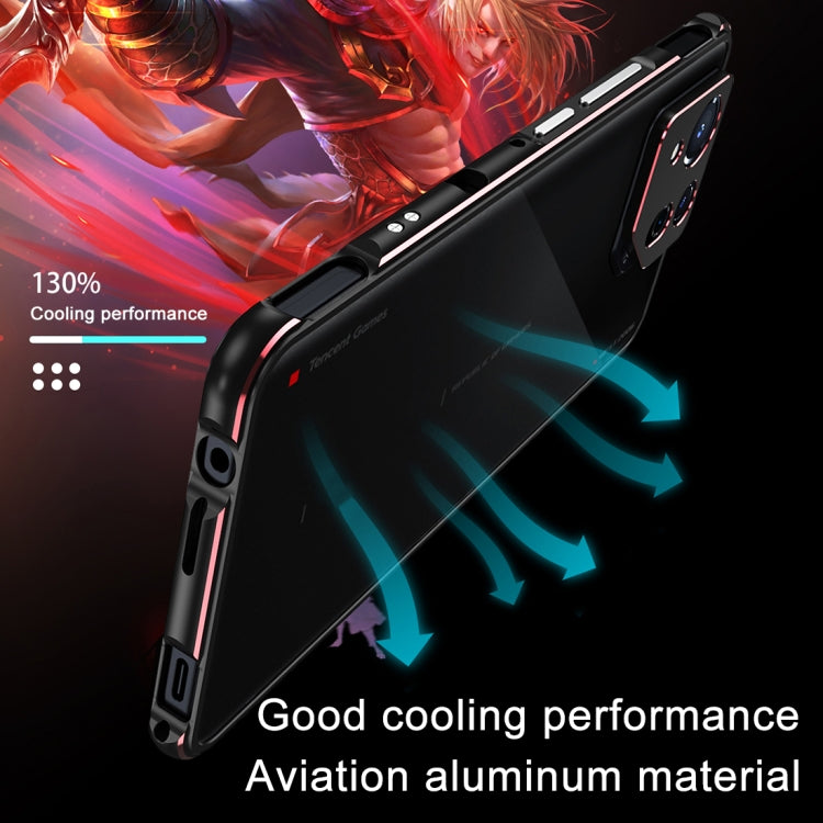 For ASUS ROG Phone 8 Lens Protector + Metal Frame Phone Case(Silver) - ASUS Cases by PMC TechLife | Online Shopping South Africa | PMC TechLife | Buy Now Pay Later Mobicred