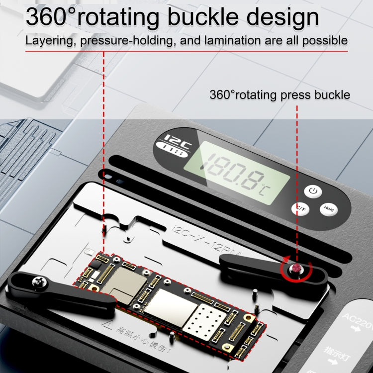 i2C T18 LCD Display PCB Motherboard Layered Desoldering Station For iPhone X-15 Pro Max with Glue Removal Module, US Plug - free shipping - PMC TechLife - Order now!