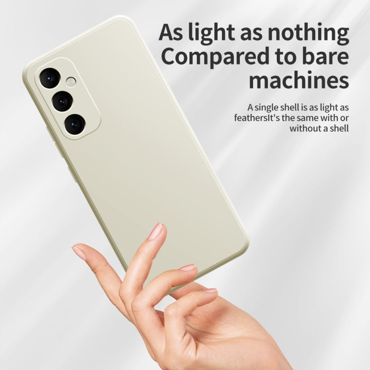 For Samsung Galaxy S24 5G Imitation Liquid Silicone Phone Case(White) - Galaxy S24 5G Cases by PMC TechLife | Online Shopping South Africa | PMC TechLife