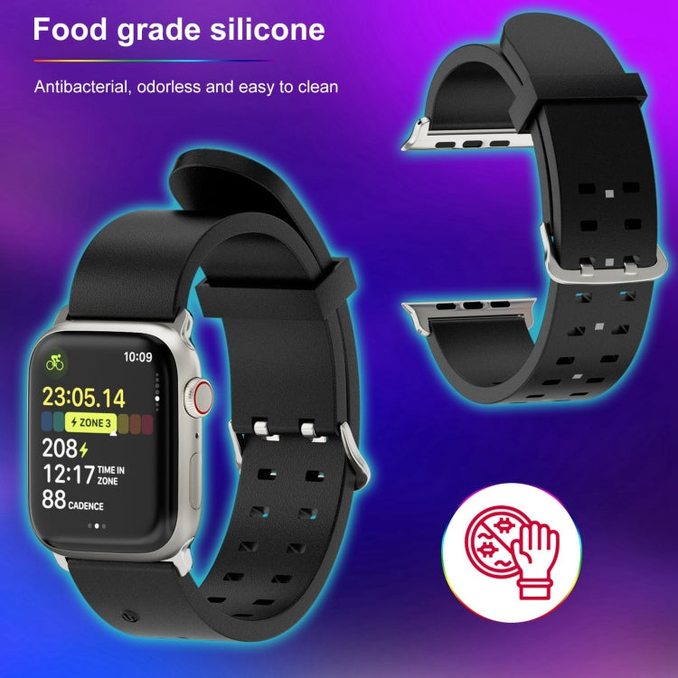 22mm Luminous Colorful Light Silicone Watch Band(Blue) - 22mm Bands by PMC TechLife | Online Shopping South Africa | PMC TechLife