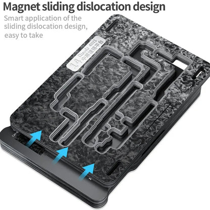 Qianli Magnetic Middle Layer BGA Reballing Platform For iPhone 14 Series - BGA Stencils by QIANLI | Online Shopping South Africa | PMC Jewellery | Buy Now Pay Later Mobicred