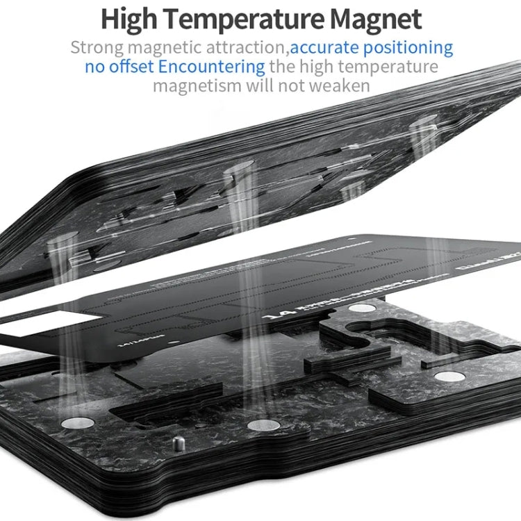 Qianli Magnetic Middle Layer BGA Reballing Platform For iPhone 14 Series - BGA Stencils by QIANLI | Online Shopping South Africa | PMC Jewellery | Buy Now Pay Later Mobicred