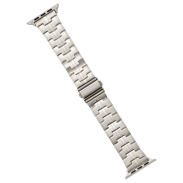 For Apple Watch SE 2023 44mm Stainless Steel Watch Band(Starlight) - free shipping - PMC TechLife - Order now!