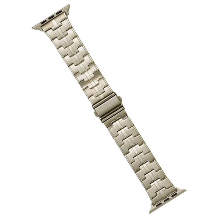 For Apple Watch Series 9 41mm Stainless Steel Watch Band(Titanium) - free shipping - PMC TechLife - Order now!