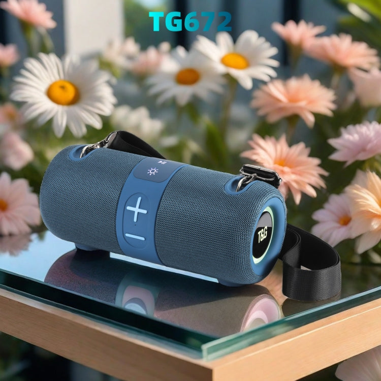 T&G TG-672 Outdoor Portable Subwoofer Bluetooth Speaker Support TF Card(Black) - Desktop Speaker by T&G | Online Shopping South Africa | PMC Jewellery | Buy Now Pay Later Mobicred