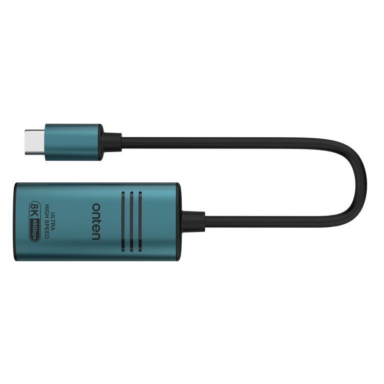 Onten UC981 8K 30Hz USB-C / Type-C to HDMI Video Converter Adapter(Pine Green) - Cable & Adapters by Onten | Online Shopping South Africa | PMC Jewellery | Buy Now Pay Later Mobicred