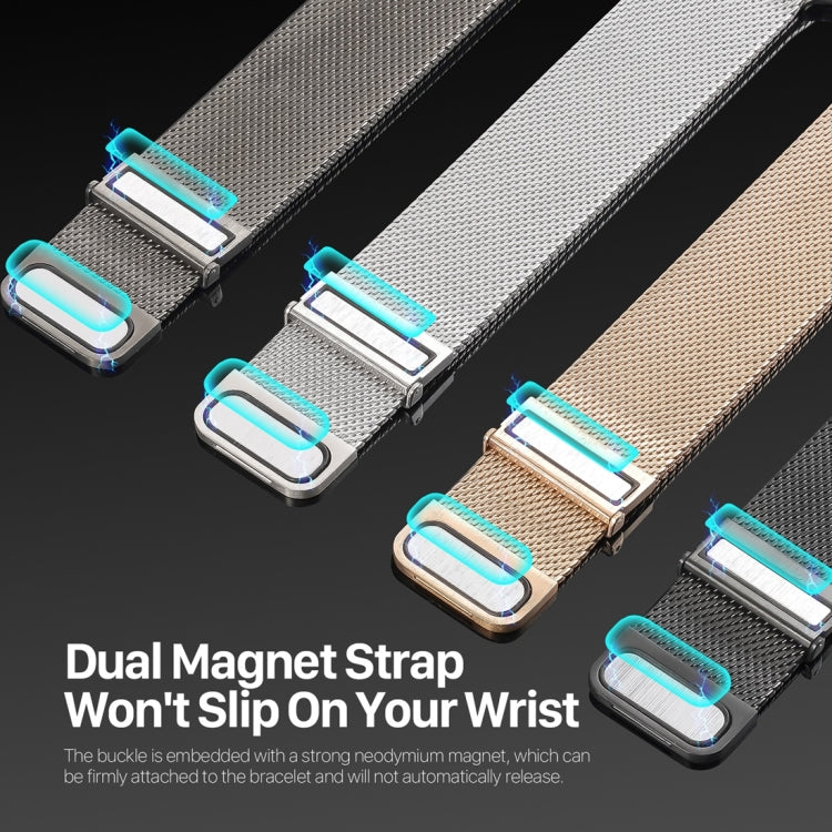 For Apple Watch Ultra 2 49mm DUX DUCIS Milanese Pro Series Stainless Steel Watch Band(Silver) - Watch Bands by DUX DUCIS | Online Shopping South Africa | PMC Jewellery