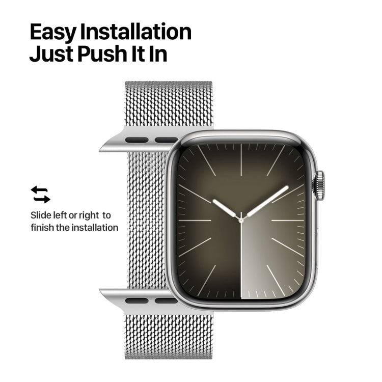 For Apple Watch Ultra 49mm DUX DUCIS Milanese Pro Series Stainless Steel Watch Band(Silver) - Watch Bands by DUX DUCIS | Online Shopping South Africa | PMC Jewellery