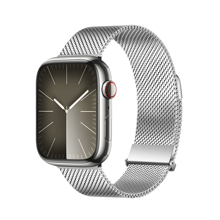 For Apple Watch SE 44mm DUX DUCIS Milanese Pro Series Stainless Steel Watch Band(Silver) - Watch Bands by DUX DUCIS | Online Shopping South Africa | PMC Jewellery