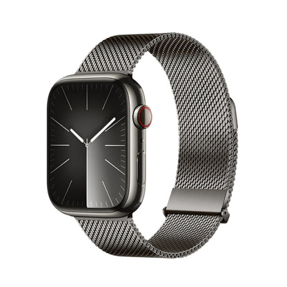 For Apple Watch 42mm DUX DUCIS Milanese Pro Series Stainless Steel Watch Band(Graphite) - Watch Bands by DUX DUCIS | Online Shopping South Africa | PMC Jewellery