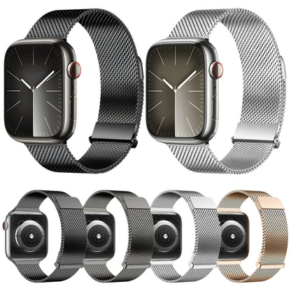 For Apple Watch SE 44mm DUX DUCIS Milanese Pro Series Stainless Steel Watch Band(Silver) - Watch Bands by DUX DUCIS | Online Shopping South Africa | PMC Jewellery