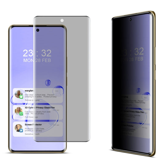 For Realme 12 Pro 5G/12 Pro+ 5G imak 3D Curved Privacy Full Screen Tempered Glass Film - Realme Tempered Glass by imak | Online Shopping South Africa | PMC Jewellery | Buy Now Pay Later Mobicred