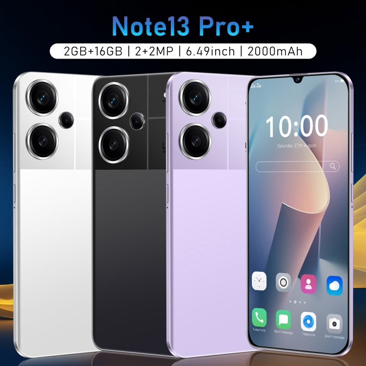 Note13 Pro+ / RF7, 2GB+16GB, 6.49 inch Face Identification Android 5.0 MTK6582 Quad Core, Network: 3G, Dual SIM(Purple) -  by PMC Jewellery | Online Shopping South Africa | PMC Jewellery