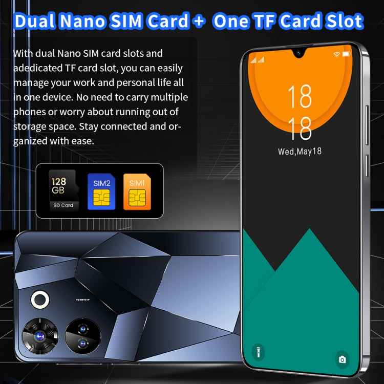 C20 Pro / X19, 2GB+16GB, 6.49 inch Face Identification Android 8.1 MTK6580A Quad Core, Network: 3G, Dual SIM(Black) -  by PMC Jewellery | Online Shopping South Africa | PMC Jewellery