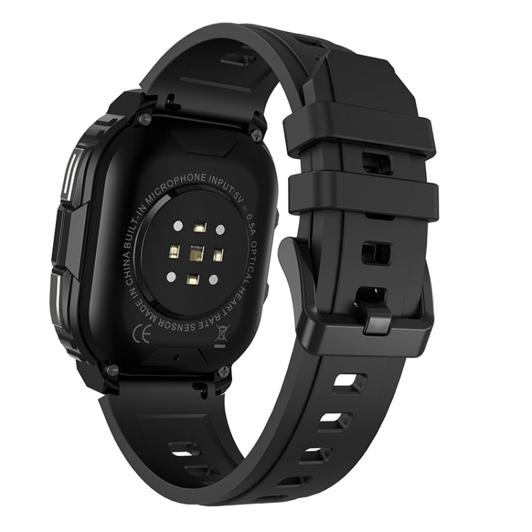 LEMFO DM63 2.13 inch AMOLED Square Screen Smart Watch Android 8.1, Specification:2GB+16GB(Black) - free shipping - PMC TechLife - Order now!