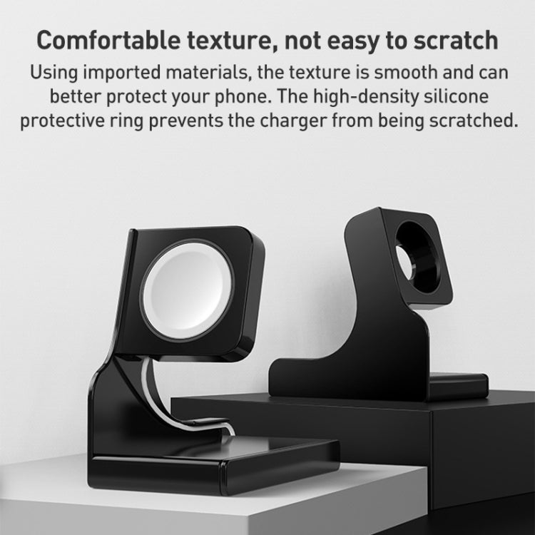 For Apple Watch Series Smart Watch Charging Stand PC Base(Red) - Charger / Holder by PMC TechLife | Online Shopping South Africa | PMC TechLife | Buy Now Pay Later Mobicred