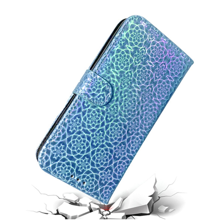 For Google Pixel 9 Colorful Magnetic Buckle Leather Phone Case(Blue) - Google Cases by PMC TechLife | Online Shopping South Africa | PMC TechLife | Buy Now Pay Later Mobicred