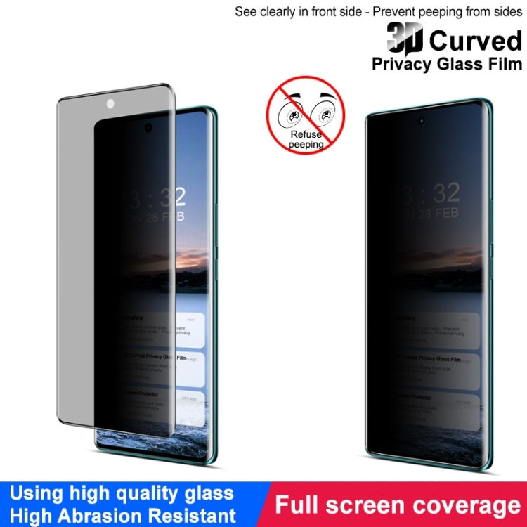 For vivo S18 5G / S18 Pro 5G imak 3D Curved HD Full Screen Anti-spy Tempered Glass Protective Film - S18 Pro Tempered Glass by imak | Online Shopping South Africa | PMC Jewellery | Buy Now Pay Later Mobicred