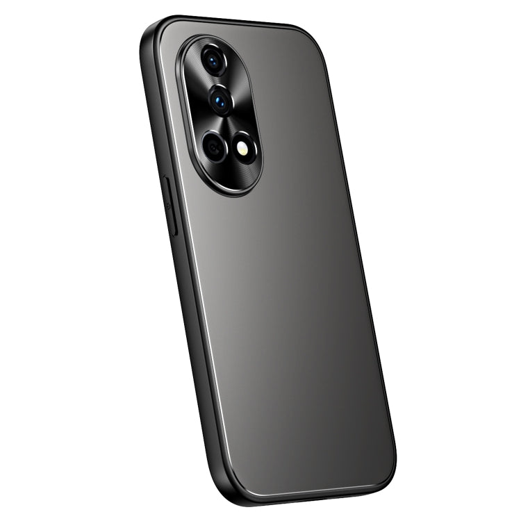 For Huawei nova 12 Pro R-JUST RJ-61 Electroplating Frosted TPU + PC Phone Case(Grey) - Huawei Cases by R-JUST | Online Shopping South Africa | PMC TechLife | Buy Now Pay Later Mobicred