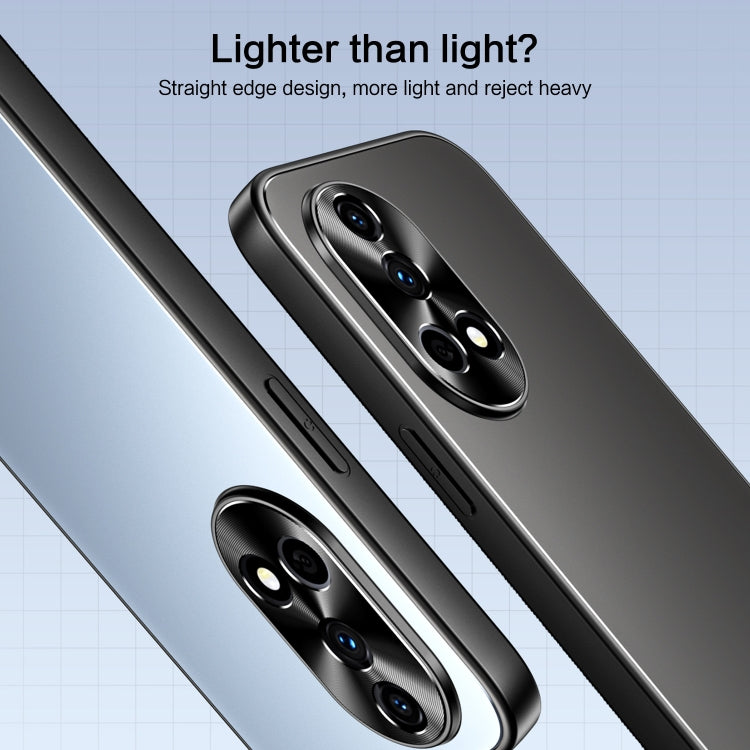 For Huawei nova 12 Pro R-JUST RJ-61 Electroplating Frosted TPU + PC Phone Case(Silver) - Huawei Cases by R-JUST | Online Shopping South Africa | PMC TechLife | Buy Now Pay Later Mobicred