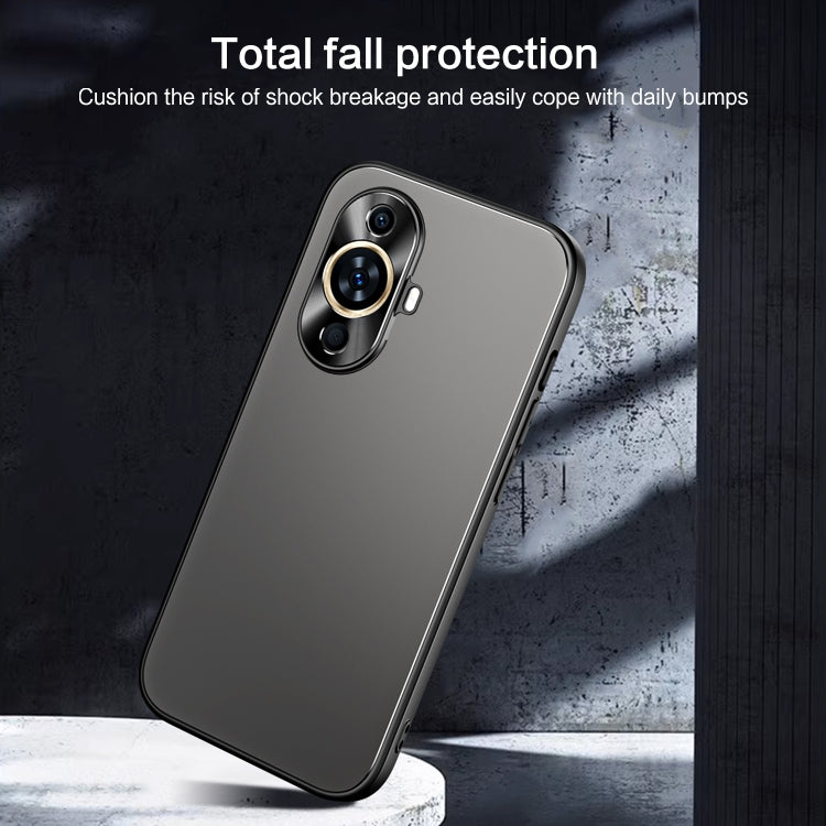 For Huawei nova 11 R-JUST RJ-61 Electroplating Frosted TPU + PC Phone Case(Silver) - Huawei Cases by R-JUST | Online Shopping South Africa | PMC TechLife | Buy Now Pay Later Mobicred