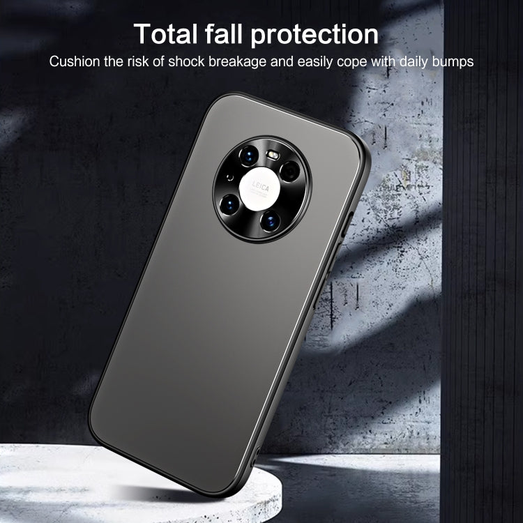 For Huawei Mate 40 R-JUST RJ-61 Electroplating Frosted TPU + PC Phone Case(Grey) - Huawei Cases by R-JUST | Online Shopping South Africa | PMC TechLife | Buy Now Pay Later Mobicred