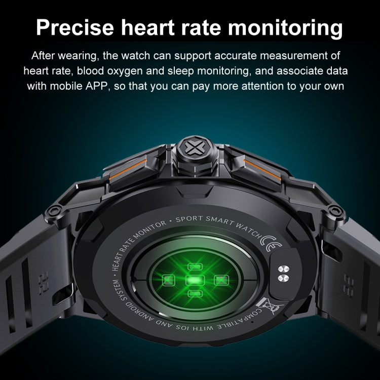 LEMFO K62 1.43 inch AMOLED Round Screen Smart Watch Supports Bluetooth Calls(Black) - Smart Watches by LEMFO | Online Shopping South Africa | PMC TechLife | Buy Now Pay Later Mobicred