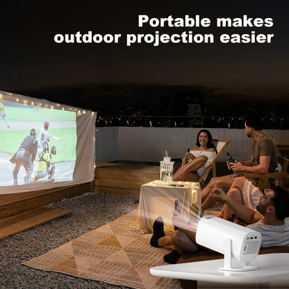 GXMO P30 Android 11 OS HD Portable WiFi Projector, Plug Type:US Plug(White) - Mini Projector by GXMO | Online Shopping South Africa | PMC Jewellery | Buy Now Pay Later Mobicred