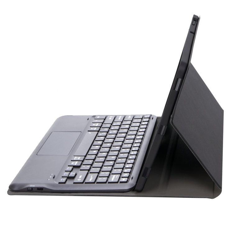 For Xiaomi Pad 6S Pro 12.4 Lambskin Texture Detachable Bluetooth Keyboard Leather Case with Touchpad(Black) - Others Keyboard by PMC TechLife | Online Shopping South Africa | PMC TechLife
