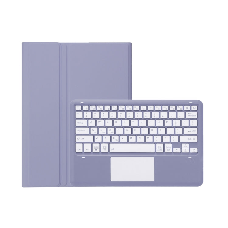 For Xiaomi Pad 6S Pro 12.4 Lambskin Texture Detachable Bluetooth Keyboard Leather Case with Touchpad(Purple) - Others Keyboard by PMC TechLife | Online Shopping South Africa | PMC TechLife