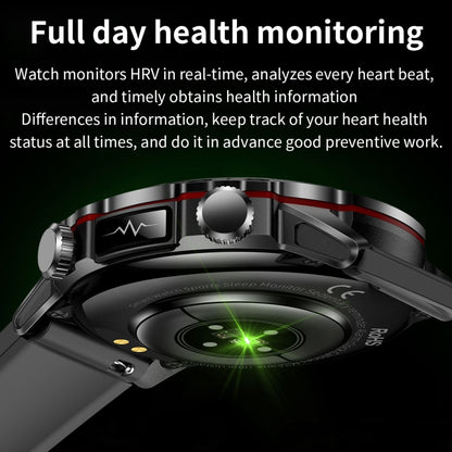 ET482 1.43 inch AMOLED Screen Sports Smart Watch Support Bluethooth Call /  ECG Function(Black Steel Band) - Smart Watches by PMC Jewellery | Online Shopping South Africa | PMC Jewellery