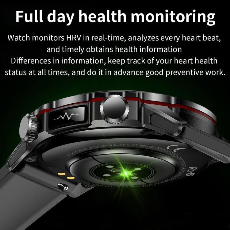 ET482 1.43 inch AMOLED Screen Sports Smart Watch Support Bluethooth Call /  ECG Function(Red Silicone Band) - Smart Watches by PMC Jewellery | Online Shopping South Africa | PMC Jewellery