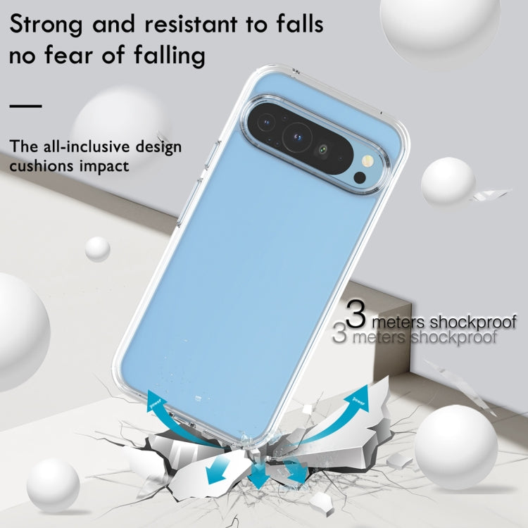 For Google Pixel 9 Terminator Style Shockproof Phone Case(Transparent) - Google Cases by PMC TechLife | Online Shopping South Africa | PMC TechLife | Buy Now Pay Later Mobicred