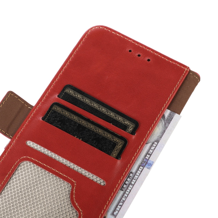 For Google Pixel 9 Pro Crazy Horse Top Layer Cowhide Leather Phone Case(Red) - Google Cases by PMC Jewellery | Online Shopping South Africa | PMC Jewellery | Buy Now Pay Later Mobicred