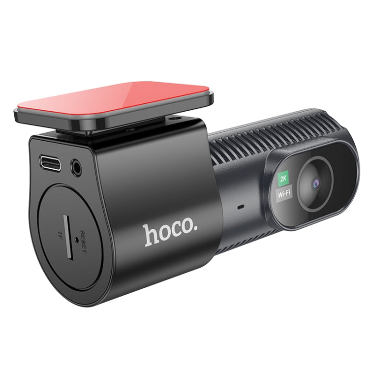 hoco DV7 2K Display Hidden Driving Recorder(Black) - Car DVRs by hoco | Online Shopping South Africa | PMC Jewellery | Buy Now Pay Later Mobicred