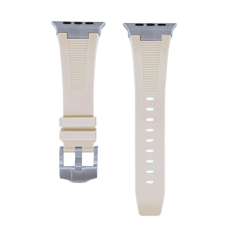 For Apple Watch Ultra 2 49mm Loners Liquid Silicone Watch Band(Titanium Starlight) - free shipping - PMC TechLife - Order now!