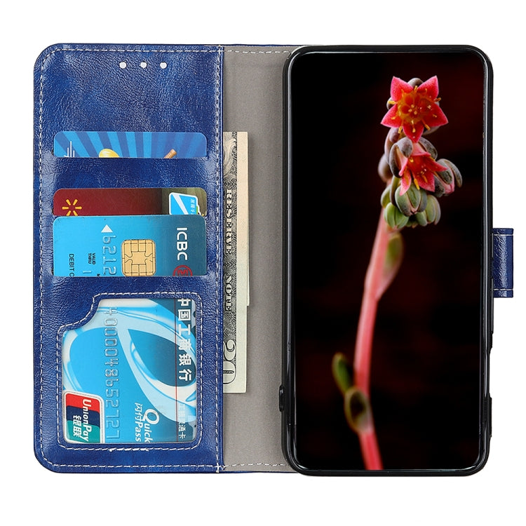 For Google Pixel 9 Retro Crazy Horse Texture Flip Leather Phone Case(Blue) - Google Cases by PMC TechLife | Online Shopping South Africa | PMC TechLife | Buy Now Pay Later Mobicred