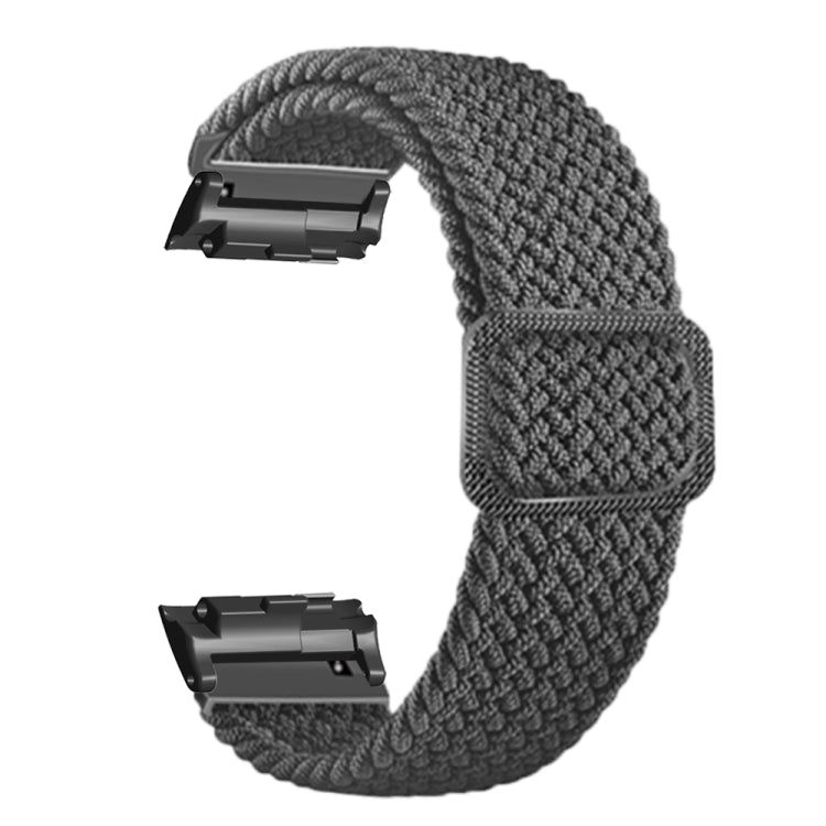 For Huawei Watch D Adjustable Woven Nylon Watch Band(Grey) - Watch Bands by PMC TechLife | Online Shopping South Africa | PMC TechLife | Buy Now Pay Later Mobicred