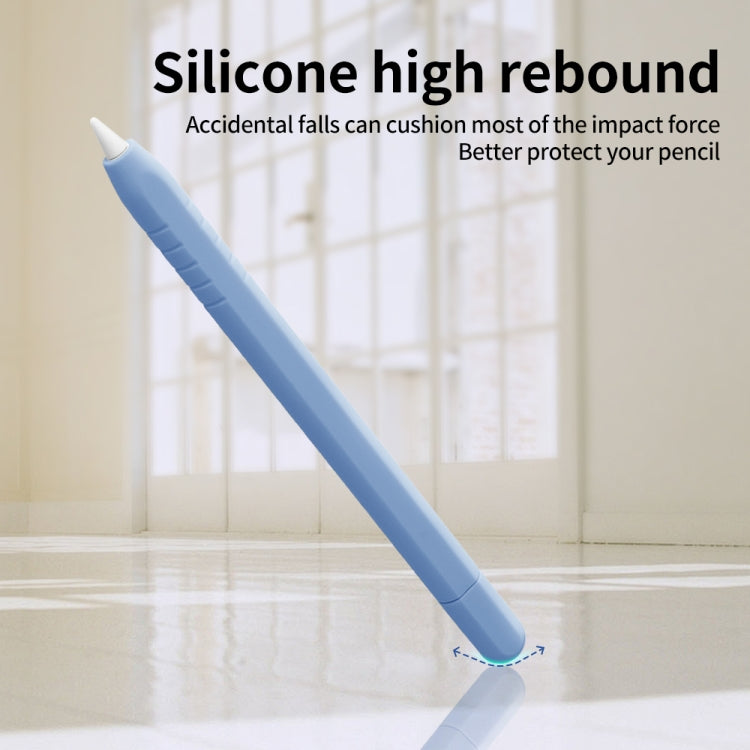 For Apple Pencil (USB-C) Solid Color Silicone Protective Case(Matcha Green) - Pencil Accessories by PMC Jewellery | Online Shopping South Africa | PMC Jewellery | Buy Now Pay Later Mobicred