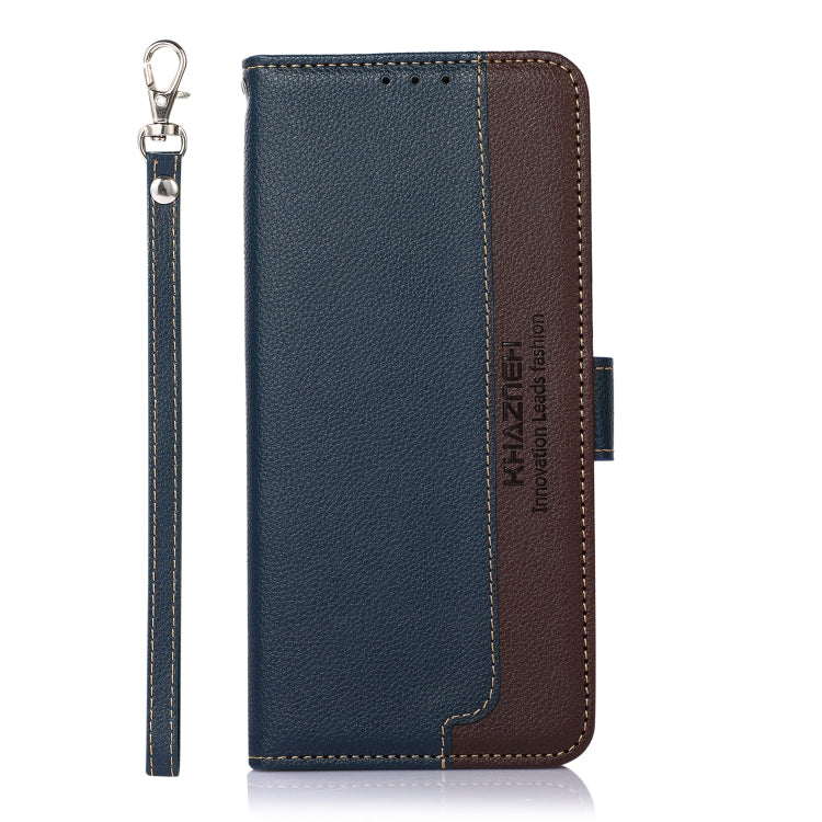For Google Pixel 10 Pro / 9 Pro KHAZNEH Litchi Texture Leather RFID Phone Case(Blue) - Google Cases by PMC TechLife | Online Shopping South Africa | PMC TechLife | Buy Now Pay Later Mobicred