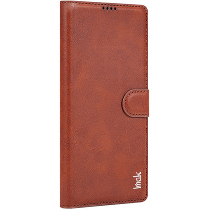 For Samsung Galaxy S24 Ultra 5G IMAK Count Series Flip Leather Phone Case(Brown) - Galaxy S24 Ultra 5G Cases by imak | Online Shopping South Africa | PMC Jewellery | Buy Now Pay Later Mobicred