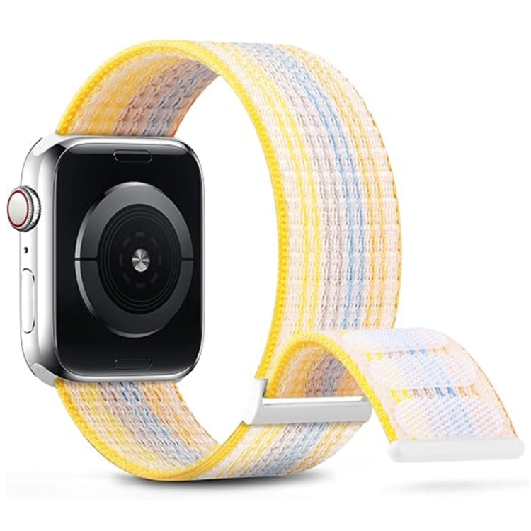For Apple Watch Series 4 40mm Dual Hook and Loop Nylon Watch Band(Colorful Starlight) - Watch Bands by PMC TechLife | Online Shopping South Africa | PMC TechLife